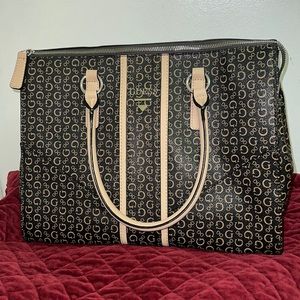 Guess - Logo Handbag - Faux Leather - Gently Used